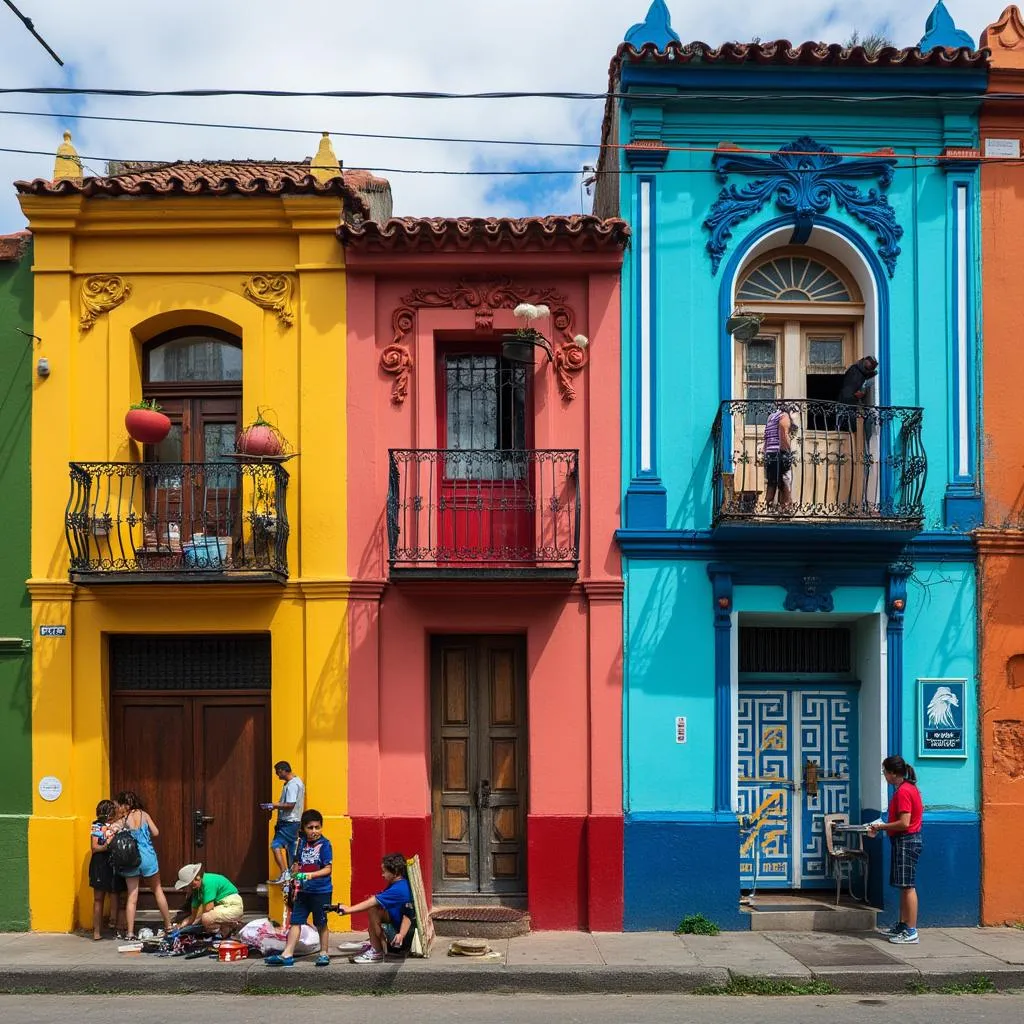 Caminito en La Boca, Buenos Aires